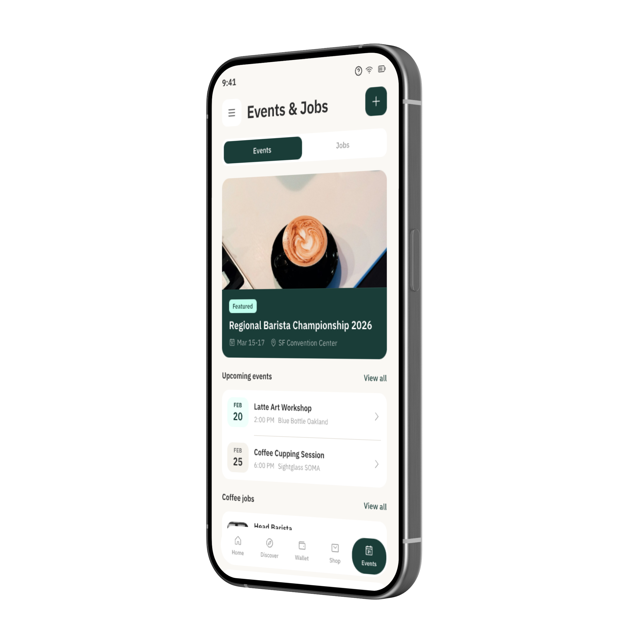 Events & Jobs - Coffee community