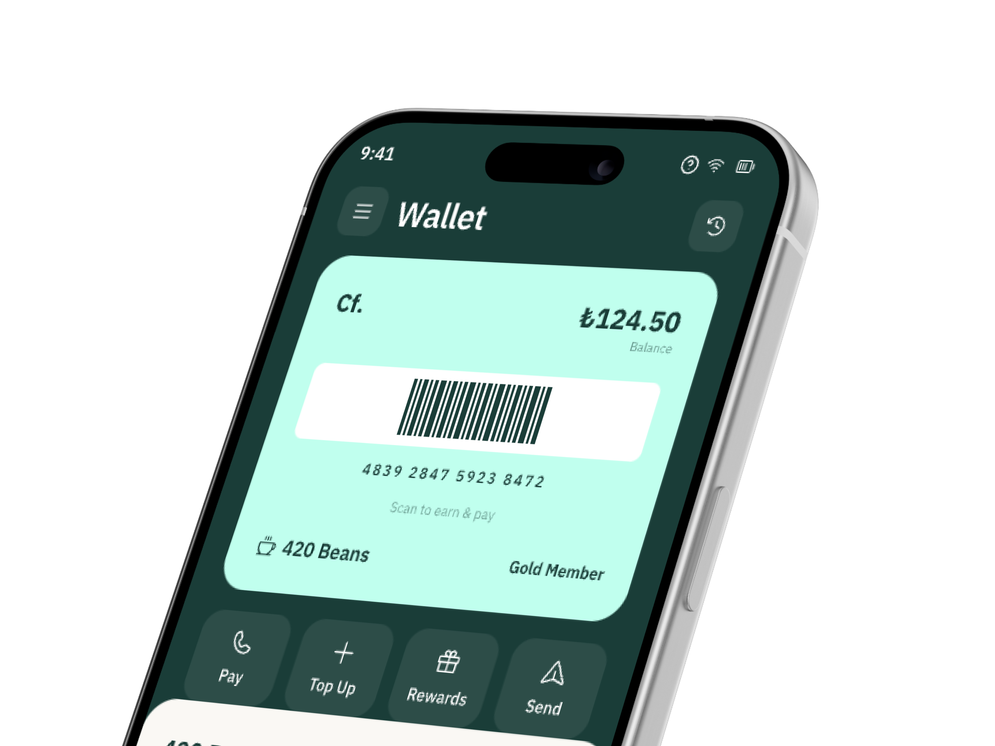 Cafein Wallet - Loyalty rewards